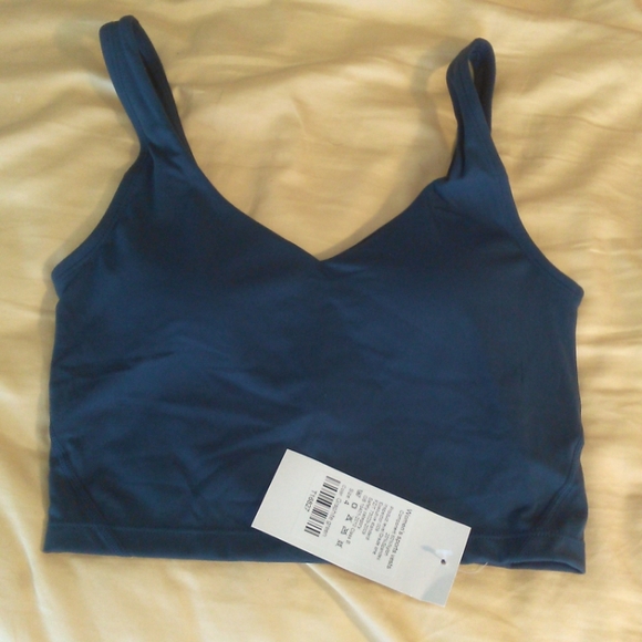 BNWT SPORTS VEST/ TOP LADIES SZ. 4 DARK BLUE BY NEW ATTITUDE  STRETCHY - Picture 1 of 6